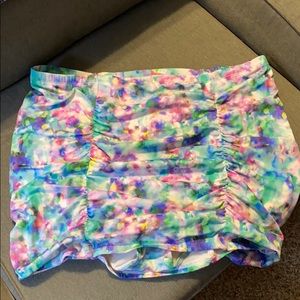 Torrid plus size swim skirt